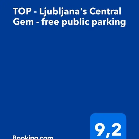 Apartman - Ljubljana's Gem - Free Public Parking *
